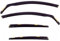 abrupt Auto Windabweiser für Opel Zafira B Po LIF 2008R, Autofenster Vorn und Hinten Regenabweiser Regenschutz Autofenster Regenschutz Vent Visier Seitenwindabweiser Sonnenblende