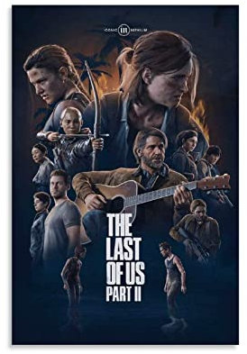 DUCCE Wanddeko Poster 60x90cm Last of Us Part 2 Poster Poster dekorative Malerei Wohnzimmer Poster Schlafzimmer Malerei Kein Rahmen