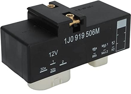 1J0919506M Relè di Controllo della Ventola del Radiatore 12V Modulo di Controllo della Ventola di Raffreddamento Elettrico Regolatore di Raffreddamento Unità di Controllo della