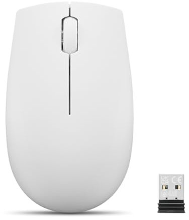 Lenovo 300 Wireless Compact Mouse|Cloud Grey
