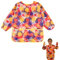 Ownkim Kinder Malkittel, Wasserdichter Schutz für 2-8 Jahre, Basteln, Malen, Kochen, 3 Taschen Pockets for Primary School, Art Painting, Cooking, Laboratory
