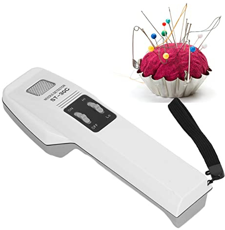 Septpenta Détecteur de Métaux Pinpointer, Baguette de Pointeur Portable Étanche, Haute Sensibilité, Sonde de Repérage de L'Or, Fonction D'Alarme Sonore et Lumineuse pour Trouver Des Pièces D'Or