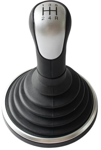 Pomo Cambio Marchas Para Ford Para Fiesta Para MK6 Para Connect Para Fusion 2002-2006 2007 2008 Estilo Coche Perilla Cambio Marchas Polaina Cubierta Bota Funda Cuello Marchas Pomo Palanca (Color : Si