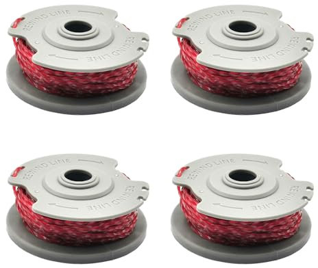 CDIYTOOL Gardena 5306-20, Ersatz-Trimmerfaden für Gardena Turbo Trimmer SmallCut 300, Gardena Ersatzfadenspule, 1,65 mm Fadenspule für Gardena Turbo Trimmer Art 8844 & Art 8845 (4)