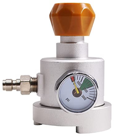 Qerwsdty Co2-DruckluftfüLladapter Remote On/Off ASA Adapter für -Zylinder mit Manometer C