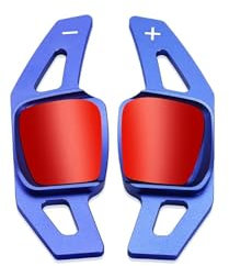 Schaltwippen Für Skoda Für Scala Für Monte Für Carlo Für Superb Für 3V Für Octavia Für Scout Für Combi Auto Lenkrad Schaltwippe Shift Paddles Erweitern(Blue)