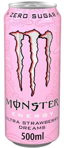 Monster Energy Drink Ultra Strawberry Dreams Zero Sugar 500ml