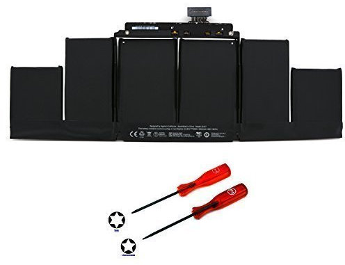 A1417 - Batería para laptop compatible con Apple MacBook Retina Pro de 15 pulgadas A1398 versión A1417 de principios de 2013