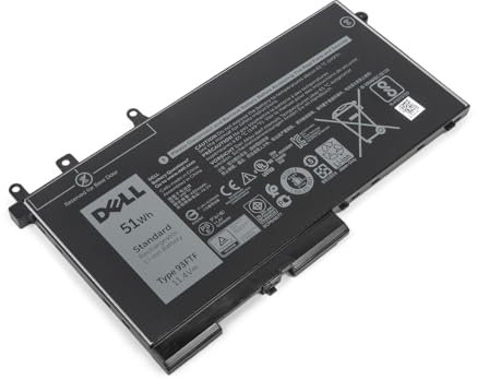 Dell 93FTF Laptop Battery (11.4V/51Wh/3-Cell) for Latitude 5290/5480 / 5490/5491 / 5495/5580 / 5590/5591, Precision 3530