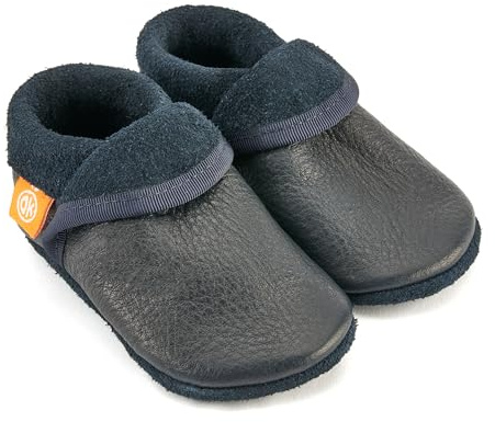 Orangenkinder Haus- und Krabbelschuhe - Klassik 20/21, dunkelblau