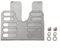 Barbecue Grill 76MM Slide Rotisserie Motor Bracket for Outdoor Grilling, Sliver(Stainless steel)
