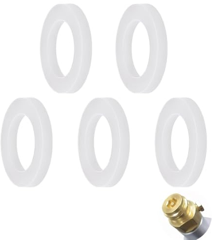 TAKONE Sodastream Ersatzteile Dichtung - 5er Set Silikon-Dichtringe Für CO₂-Zylinder, Passend Für Duo, Crystal, Spirit & Weitere Modelle
