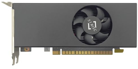 51RISC GT 730 - Scheda grafica LP da 4 GB, 4 porte HDMI, scheda video GDDR5 a basso profilo, fattore di forma ridotto, per gaming, display 8K, desktop/mini PC, scheda video SFF (GTX 730 4G 4 × HDMI LP