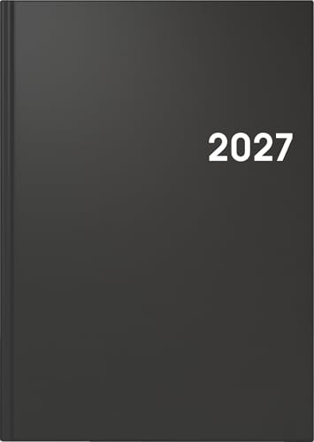 BRUNNEN Buchkalender Mod. 795 2027 | A5, Kunststoff, schwarz