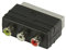 Valueline VLVP31901B Adaptateur de câble-Adaptateur péritel câble pour (3 x RCA Noir mâle/Femelle)