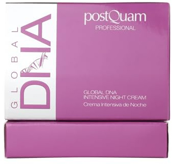 Postquam - Global DNA | Gesichtscreme Nachtcreme, mit Hyaluronsaüre, 50 ML