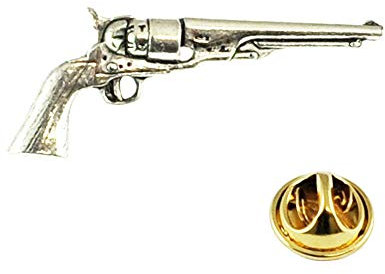 Ties Planet Antik Revolver Pistole Zinn Revers Anstecknadel