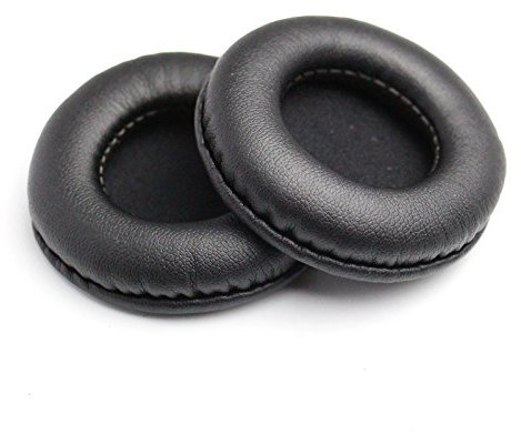 ShineCozy Premium Headphones Earpads Protein Leather Foam Ear Cushions,Headset Ear Pads Spare Replacement Parts (For Universal Size Diameter 60MM J-20)