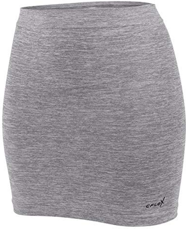 CFLEX Damen Seamless Variotube Nierenwärmer - Top Rock Tube - Grey Melange XL