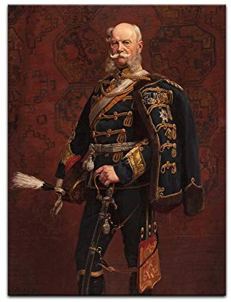 Bilderdepot24 Kunstdruck Poster - Kaiser Wilhelm I. 40x60 cm ca. A2 - Berühmtheiten & Zeitgeschichte Bild ohne Rahmen