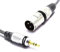VITALCO Cable XLR macho a mini jack 3.5 mono 3 m micrófono de 3 pines a cable TRS de 1/8 pulgadas