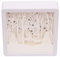 CIM 3D Papercut Lightbox - SQUARE Snowy Woodland - Maße: 16x5x16cm - Wald Shadowbox Wohnaccessoire - Schnitzlampe aus Papier - Nachtlicht - einzigartige Dekoration für Fensterbänke und Regale