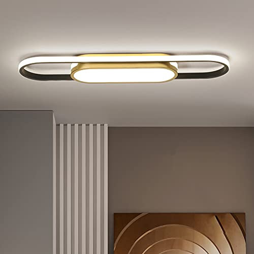 Oninio LED Deckenleuchte Moderne Deckenlampe Dimmbare Deckenleuchte Wohnzimmer Deckenleuchten für Wohnzimmer Esszimmer Schlafzimmer (40W 70cm)