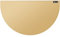 FLASLD Fireproof Fireplace Mat 24×42Inch Half Round Hearth Rug Protects Floors from Sparks Embers, Khaki