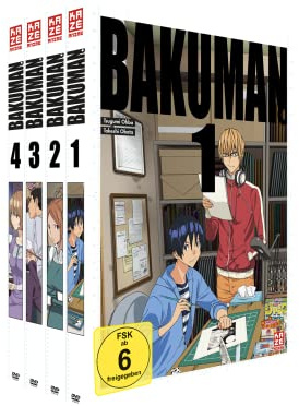Bakuman - Staffel 1 - Gesamtausgabe - Bundle - Vol. 1-4 - [DVD]