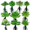 Woohome 10 Stück Faux Blume Sukkulenten Künstliche Sukkulenten Unpotted Sukkulenten Picks Faux Sukkulente für Home Indoor Garten Dekoration