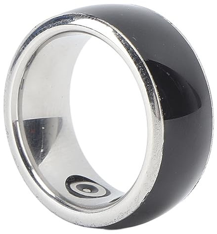 Asixxsix Smart Health Ring, Bluetooth Smart Ring Health Tracker mit Herzfrequenzmesser Körpertemperatur Blutsauerstoff Schrittzähler IPX8 Wasserdichter Wiederaufladbarer Fitnessring (20)