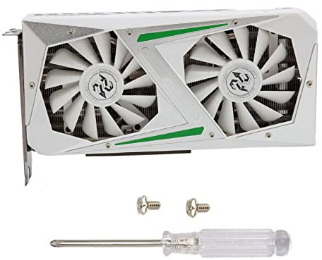 Carte Graphique RTX3060TI 8G, Carte Graphique de Jeu 256 Bits GDDR6 Blanche avec Double Ventilateur, Carte Graphique D'ordinateur PCI Express 3.0 pour PC de Jeu