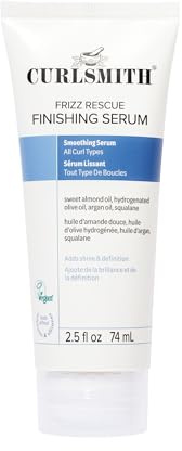 Curlsmith Frizz Rescue Finishing Serum | Anti-Frizz Finish-Serum, Alle Lockentypen, Vegan, 74 ml