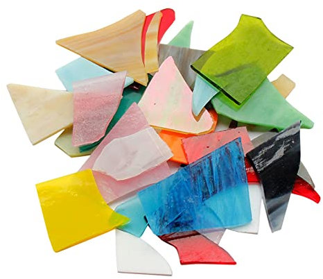 Mosaik Glas Stücke Buntglas Fliesen DIY Bilderrahmen Platten Blumentöpfe