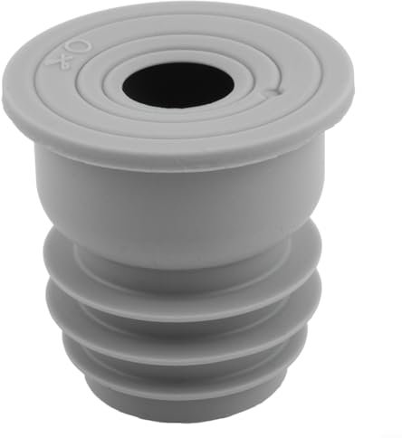 ZAMETTER Guarnizione per tubo di scarico, deodorante, in silicone, guarnizione per fognature per anello per bagno, cucina, lavatrice (S)