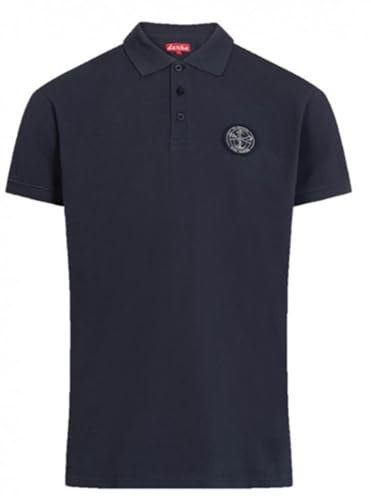 DERBE Steinbeißer Sea Shepherd GOTS Organic Herren Polo Shirt Navy/Offwhite