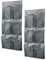 2 piezas Zapatero de puerta,6 bolsillos,Almacenamiento de zapatos colgante,Organizador de Zapatos para Puerta,Zapatero Colgante,Zapatero colgante puerta,adecuado para dormitorio,sala de estar,baño