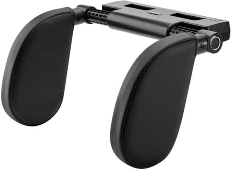 JILILAL Kopfstützenkissen Fürs Auto, U-förmiges Auto-Schlafkissen for Kinder Und Erwachsene, Verstellbare Kopf- Und Nackenstütze for Den Autositz, Universelles Schlafkissen for Den Autositz(Black)