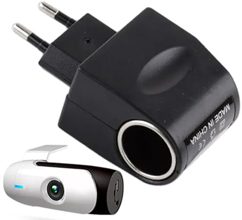 Adaptateur De Voiture 12 V – Adaptateur De Prise De Voiture | Convertisseur Allume-cigare 220V À 12V Stable, Noir, Accessoires Automobiles, Adaptateur De Voiture AC DC Pour Caméra De Tableau De Bord