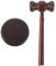 GRADENEVE 1juego Martillo De Madera para Juez y Abogado Gavel De Subasta Práctico Diseño Simple para Eventos y Hecho De Resistentes y Duraderos