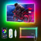 Daymeet RGB LED TV Lights for 42-65 Inch TVs, Music Sync Color Changing Backlight Strip with App/Remote Control, USB Strip Lights Ambient Lighting for Bedroom, Christmas Party Decorations