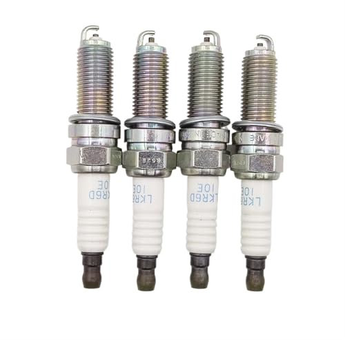 FWRCCMJ 4 Stück 18843-10062 LKR6D10E Zündkerze kompatibel mit Hyundai Kia Rio Accent Picanto Morning 18846 10062 LKR6D-10E 96569 1884310062