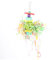 YULEESIYIP Jouets à mâcher pour Oiseaux, déchiqueteur de Nourriture, Jouet pour Perroquet, Cage Suspendue, Oiseau de Compagnie, Vigne, Bois, sûr, Couleurs Non Assorties, 19 cm