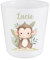 Gobelet personnalisé enfant singe jungle – 260 ml – Incassable – Prénom au choix – Spécial rentrée scolaire – Bébé Panda