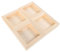 HOMOCONO 4pcs Small Unfinished Wooden Photo Frames for DIY Craft Projects Paint Your Own Picture Frames for Home Decor Display Sturdy Wooden Construction for Creative Endeavors