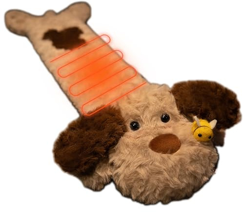 Wärmflasche Mit Weichem Bezug 75 cm Lange Plüsch Biene und Hund Wärme