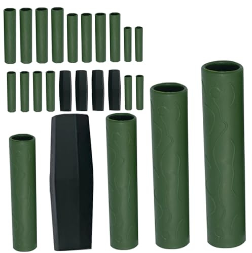 Housoutil 25 Stück Gartenstützen aus Bruchfesten PVC Klettergerüst Verbindern In Verschiedenen Größen Wetterbeständig und Temperaturstabil für Tomaten und Weinreben Halterungen Im