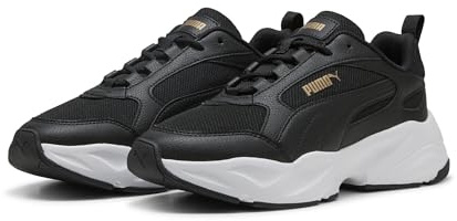PUMA Damen Cassia 2.0 Sneakers 42, Black Gold White