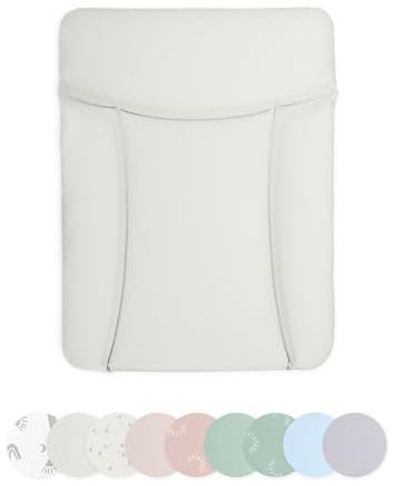 Ehrenkind® Abwaschbare Wickelauflage - Hygienisch, Sicher und Vielseitig in Beige | Wickelauflage 50x70 | Wickelunterlage | Wickeltischauflage abwaschbar