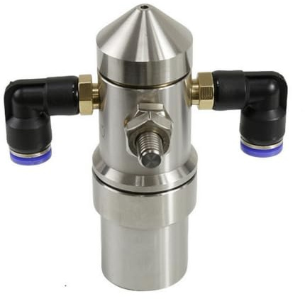 MotiveTech Tobera Nebulización Acero Inoxidable Fina Tobera Atomizadora Industrial Resistente Microaspersor para Talleres, Boquilla De Humidificación Para Cartón Corrugado Tipo Cono